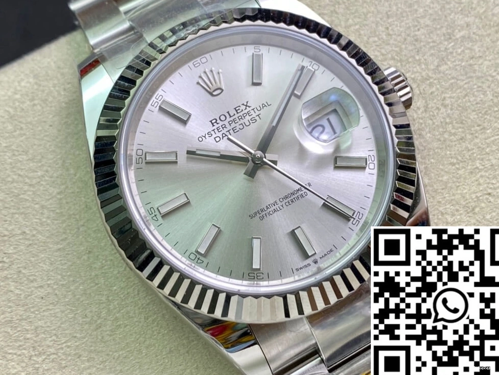 Datejust Dial Silver M126334-0003 Rolex Clean Factory 0501